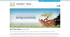 Desktop Screenshot of chamberforgood.com